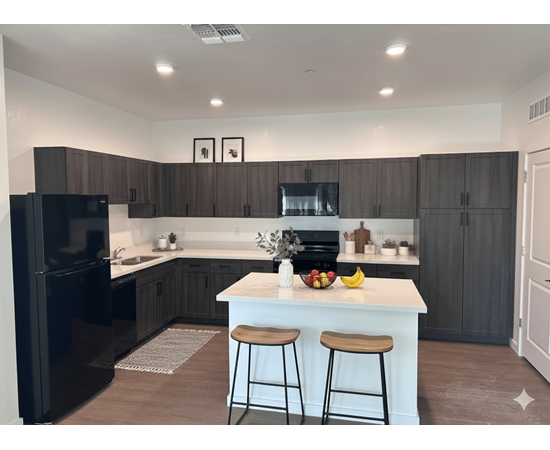 Large, beautiful kitchen at Desert Dove Apartments in Tucson, AZ